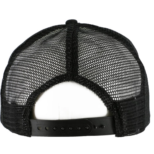 Powell Peralta Cross Bones Trucker Snapback Hat - White/Black
