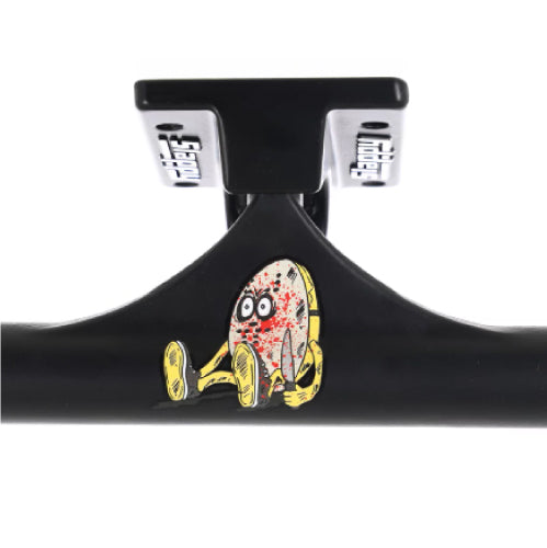 Slappy X Heroin Curb Killers ST1 Inverted Black Trucks 10.0" (Set of 2)