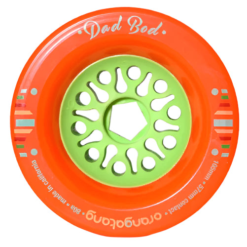 Orangatang Dad Bod Wheels Orange 105MM 77A