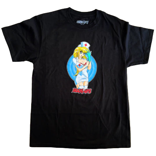 Hook-Ups Nurse Daisy Tee - Black