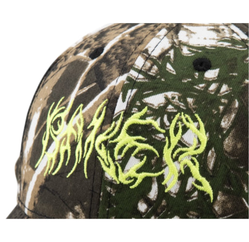 Baker Dark Wood Camo Snapback Hat - Camo