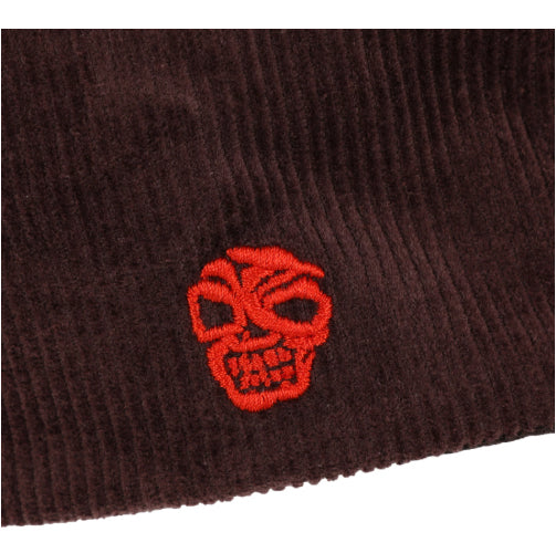 Deathwish Stomp Corduroy Snapback Hat - Brown