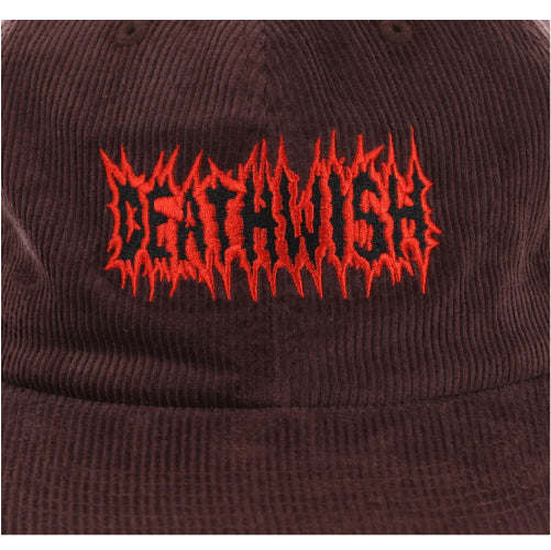 Deathwish Stomp Corduroy Snapback Hat - Brown