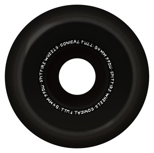 Spitfire F4 Conical Full Decay Black Wheels 54MM 99D