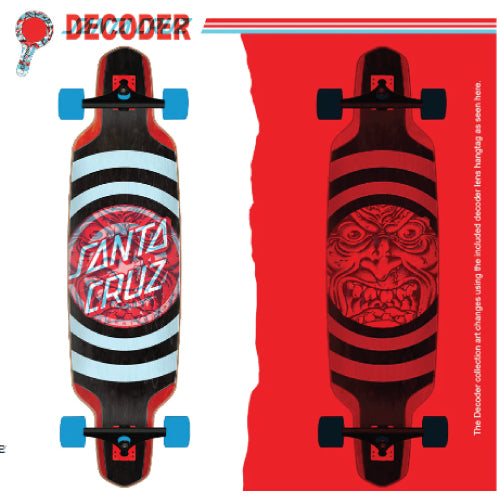 Santa Cruz Roskopp Decoder Through Longboard Complete 37.52"