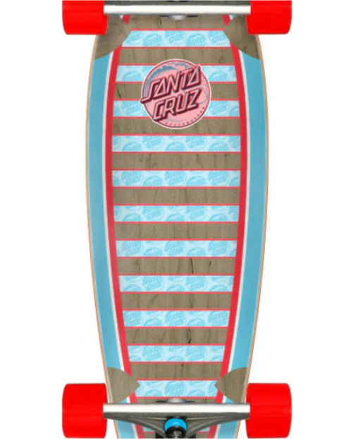 Santa Cruz Decoder Wave Pintail Cruiser Complete 33.0" close