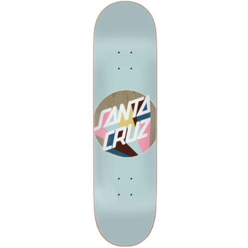 Santa Cruz Delta Dot Skateboard Deck Black 8.125"