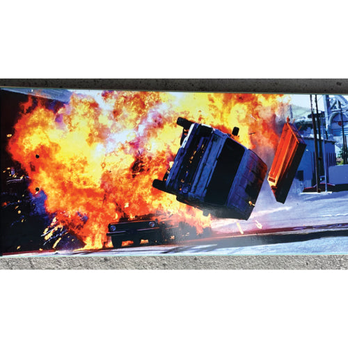 Hook-Ups Jeremy Klein Destruction Van Black Metallic Skateboard Deck 8.5"