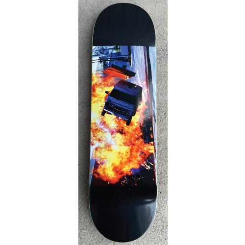 Hook-Ups Jeremy Klein Destruction Van Black Metallic Skateboard Deck 8.5"