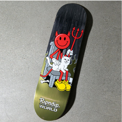 Rip N Dip X World Industries Devilman Nerm Skateboard Deck 8.25"