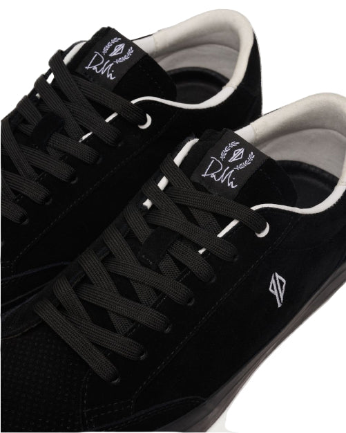 Hours is Yours DMC-1 Dollin Skate Shoe - Black Suede close