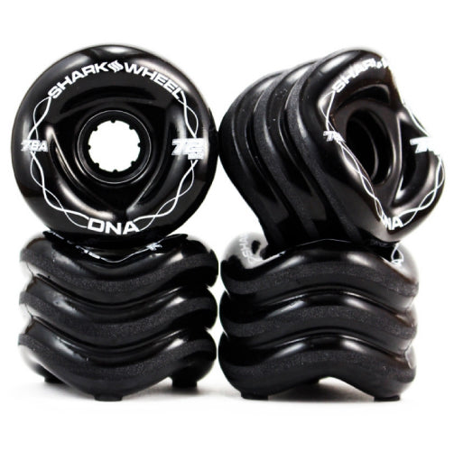 Shark Wheel DNA Black Longboard Wheels 72MM 78A