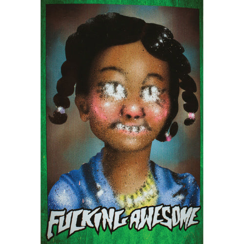 Fucking Awesome Domond Class Photo Skateboard Deck 8.25" closeup stock green veneer
