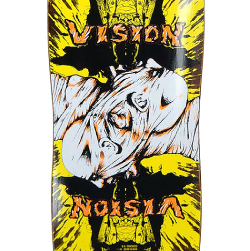 Vision Double Vision Reissue Skateboard Deck Brown Stain 9.5"