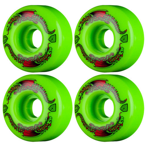 Powell Peralta Dragon Formula Skateboard Wheels Green 53MM 93A