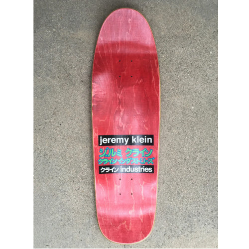 Hook-Ups Jeremy Klein Dream Girl Shaped Skateboard Deck Purple Veneer 9.75"