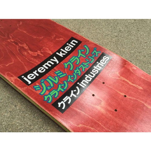 Hook-Ups Jeremy Klein Dream Girl Shaped Skateboard Deck Purple Veneer 9.75"