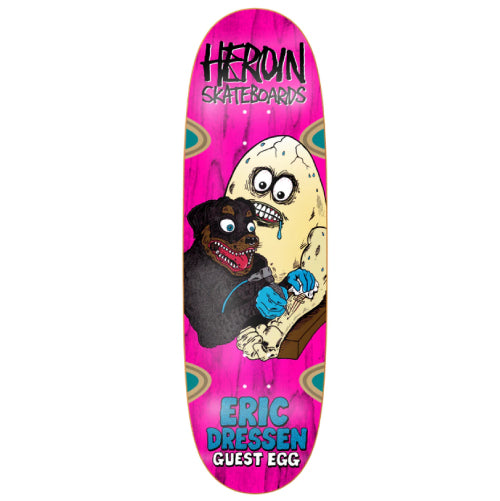 Heroin Dressen Guest Egg Skateboard Deck 9.75"