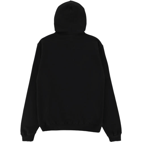 Deathwish Outline Puff Hoodie - Black