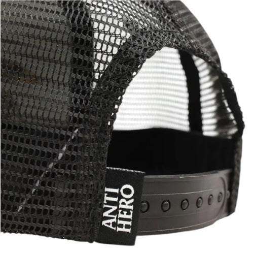 Antihero Eagle Embroidered Trucker Hat - Black