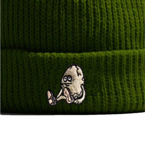 Heroin Egg Beanie - Olive Green
