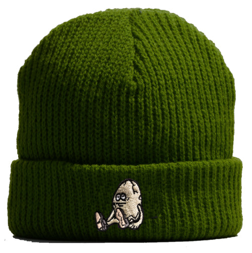 Heroin Egg Beanie - Olive Green