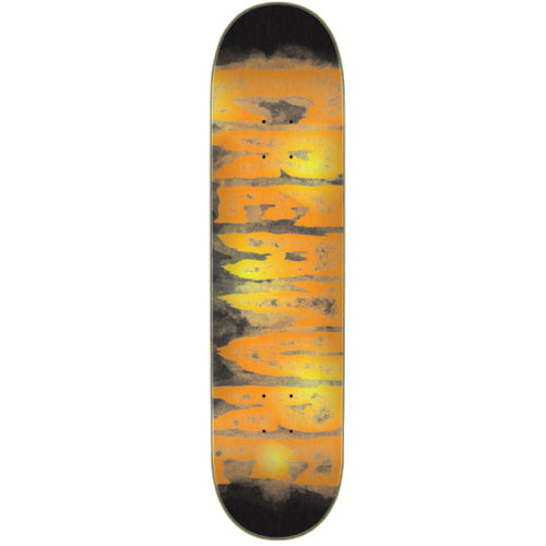 Creature Erosion Small Skateboard Deck Orange 7.75"