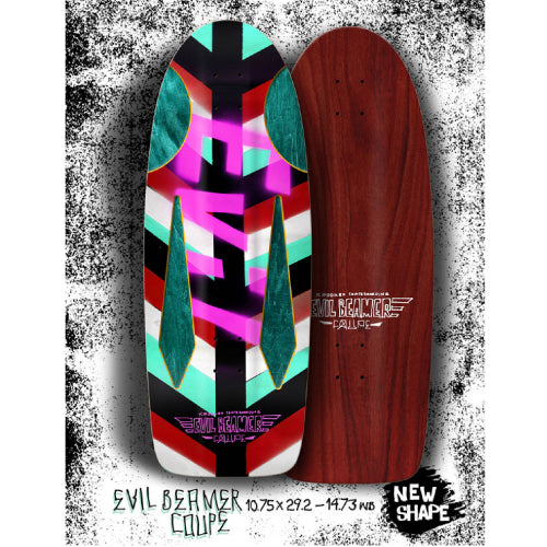 Krooked Mark Gonzales Evil Beamer Coupe Skateboard Deck 10.75"