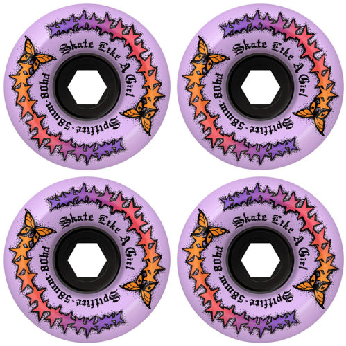 Spitfire Skate Like a Girl Conical Full Wheels Lavender 58MM 80D