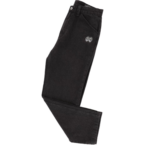 Krooked Eyes Denim Twill Pant- Black