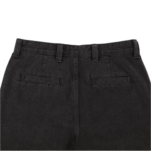 Krooked Eyes Denim Twill Pant- Black