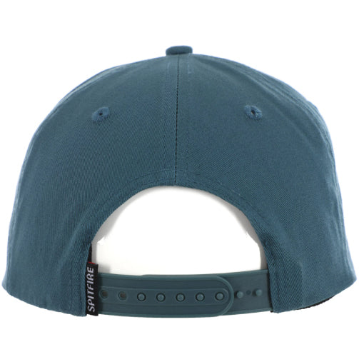 Spitfire Bighead Fill Snapback Hat - Blue/Yellow