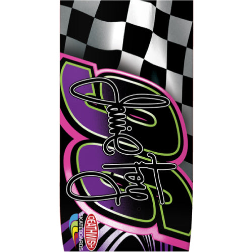 Deathwish Foy Checkered Symmetrical Skateboard Deck 8.5"