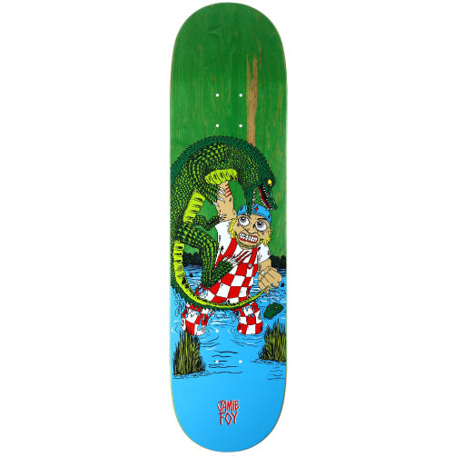Deathwish Foy Gator Attack Skateboard Deck 8.25"
