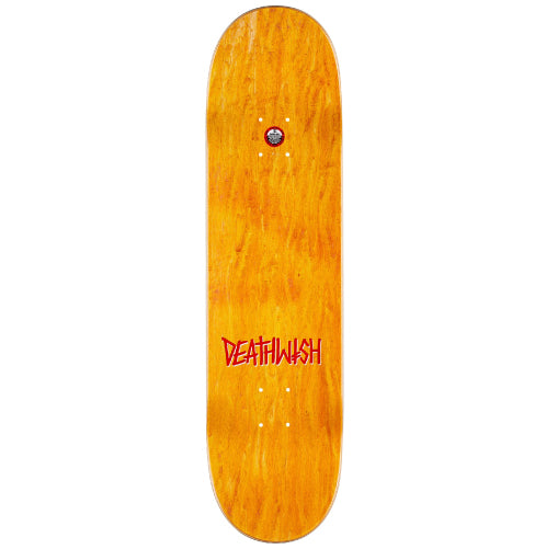 Deathwish Jamie Foy Gator Twin Tail Skateboard Deck Black 8.5"
