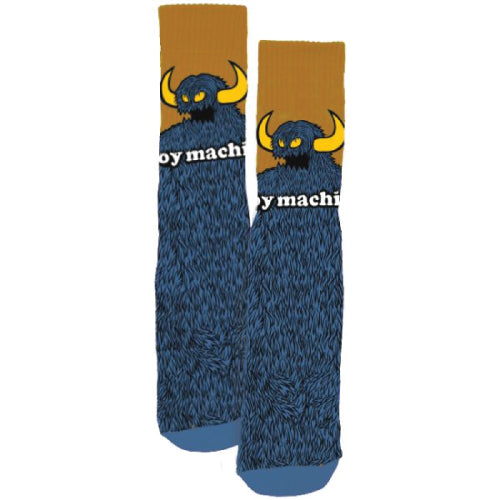 Toy Machine Furry Monster Crew Socks Slate