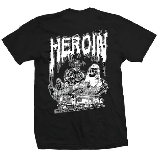 Heroin Ghost Train Tee - Black