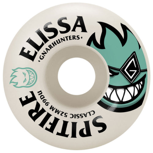 Spitfire Classic Elissa Steamer Gnarhunters Skateboard Wheels 52MM 99D