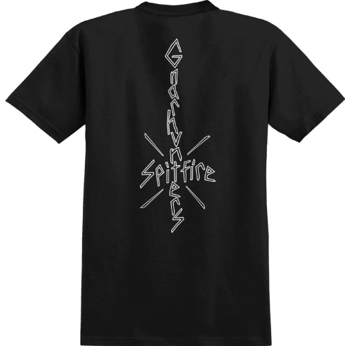 Spitfire X Gnarhunters Skateboard Tee - Black