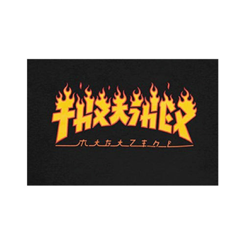 Thrasher Godzilla Flame Tee - Black
