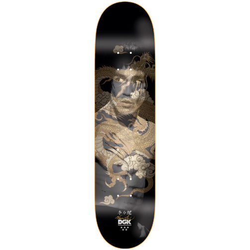 DGK X Bruce Lee Golden Dragon Lenticular Skateboard Deck 8.25"