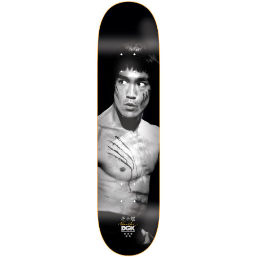 DGK X Bruce Lee Golden Dragon Lenticular Skateboard Deck 8.25"