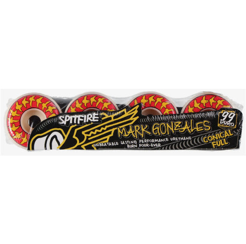 Spitfire F4 Conical Full Mark Gonzales Birds Wheels Red/Yellow/Natural 54MM 99D