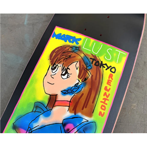 Hook-Ups Jeremy Klein Gonz Dream Girl Shaped Skateboard Deck 9.5"