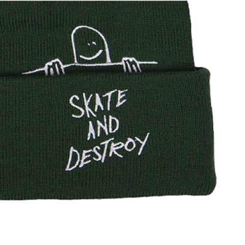 Thrasher Gonz Sad Fold Beanie - Forest Green