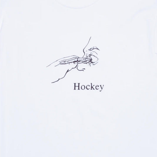Hockey Gouge Tee - White eye gouge graphic