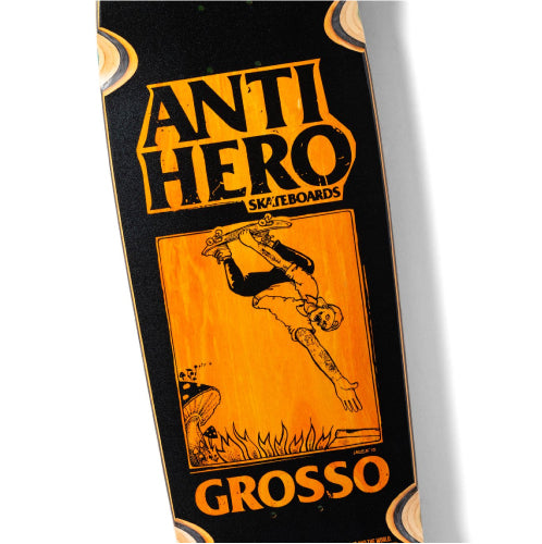 Antihero Grosso LG SSD25 Black/Veneer Skateboard Deck 9.25"