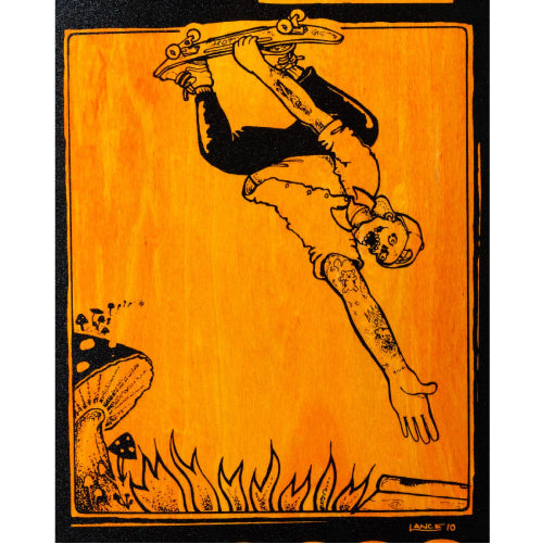 Antihero Grosso LG SSD25 Black/Veneer Skateboard Deck 9.25"