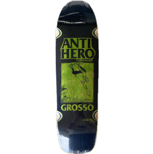 Antihero Grosso LG SSD25 Black/Veneer Skateboard Deck 9.25"