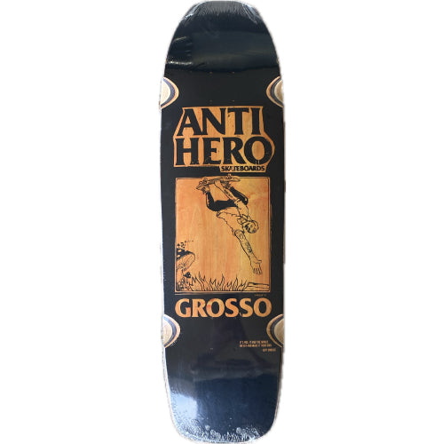 Antihero Grosso LG SSD25 Black/Veneer Skateboard Deck 9.25"